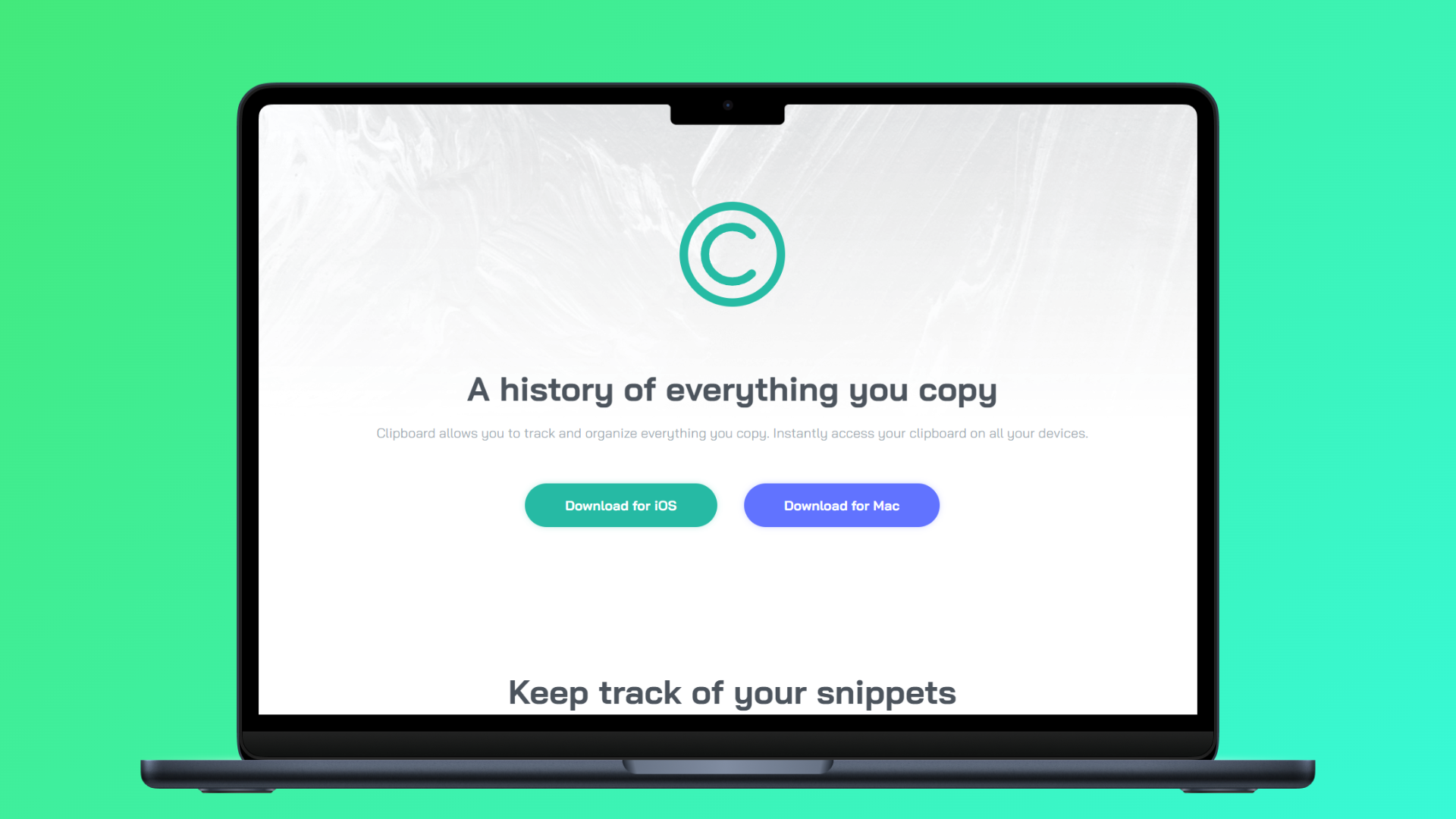Imagen de Clipboard Landing Page